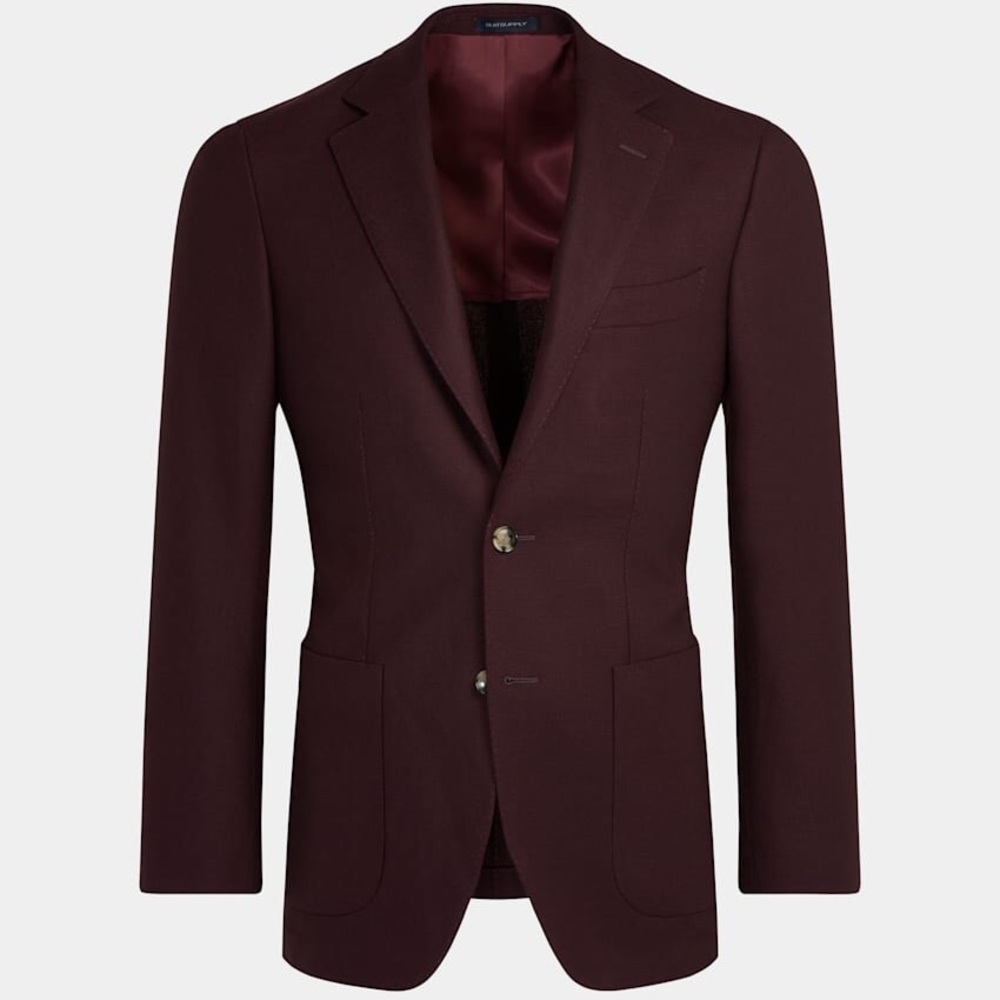 Suitsupply Burgundy Havana Jacket